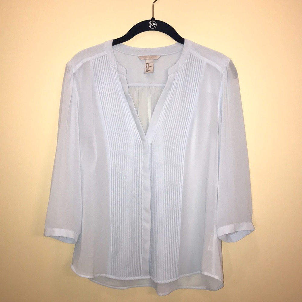 H&M Light blue blouse size 8